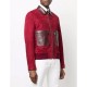 Joe Burrow Full-Zip Maroon Suede Leather Jacket Joe Burrow Full-Zip Maroon Suede Leather Jacket