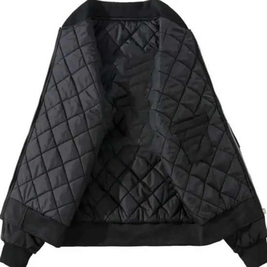 Joe Rogan Nasa Black Bomber Jacket Joe Rogan Nasa Black Bomber Jacket
