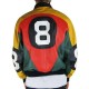 John 8 Ball Bomber Leather Jacket