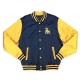Johnson C. Smith Gold and Navy Baseball Jacket Johnson C. Smith Gold and Navy Baseball Jacket