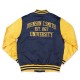Johnson C. Smith Golden Bulls Navy and Gold Jacket Johnson C. Smith Golden Bulls Navy and Gold Jacket