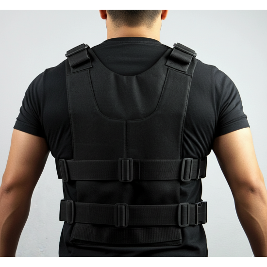 Jon Bernthal Punisher Skull Leather Vest – Frank Castle S3 Black Vest Costume