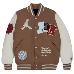 Jordan x Travis Scott Letterman Varsity Jacket