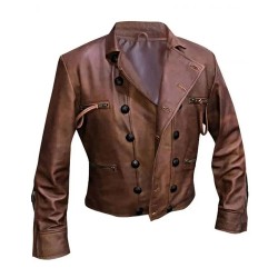 Justice League Jason Momoa Double Breasted Leather Jacket