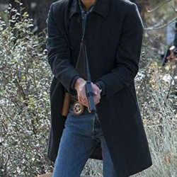 Justified Raylan Givens Wool Trench Coat Justified Raylan Givens Wool Trench Coat