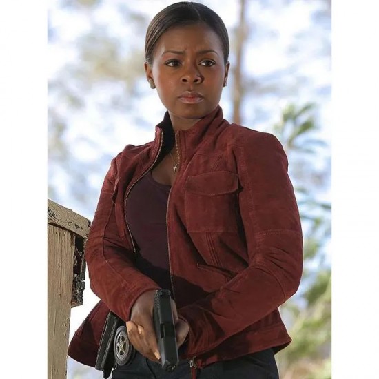 Justified S06 Erica Tazel Suede Jacket Justified S06 Erica Tazel Suede Jacket