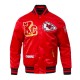 Kansas City Chiefs Best of Classic Rib Satin Jacket Kansas City Chiefs Best of Classic Rib Satin Jacket