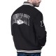Kansas City Chiefs Blackout Corduroy Varsity Jacket Kansas City Chiefs Blackout Corduroy Varsity Jacket
