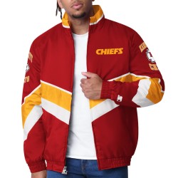 Kansas City Chiefs Captain Red Varsity Satin Jacket
