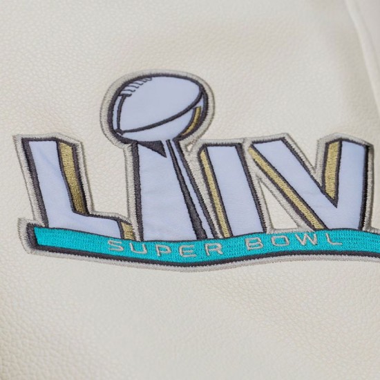 Kansas City Chiefs Dusted Varsity Jacket - Brown/Cream