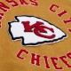 Kansas City Chiefs Dusted Varsity Jacket - Brown/Cream