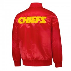 Kansas City Chiefs Exclusive Red Varsity Satin Jacket Kansas City Chiefs Exclusive Red Varsity Satin Jacket