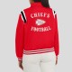 Kansas City Chiefs Lightweight Red Varsity Satin Jacket