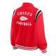 Kansas City Chiefs Lightweight Red Varsity Satin Jacket