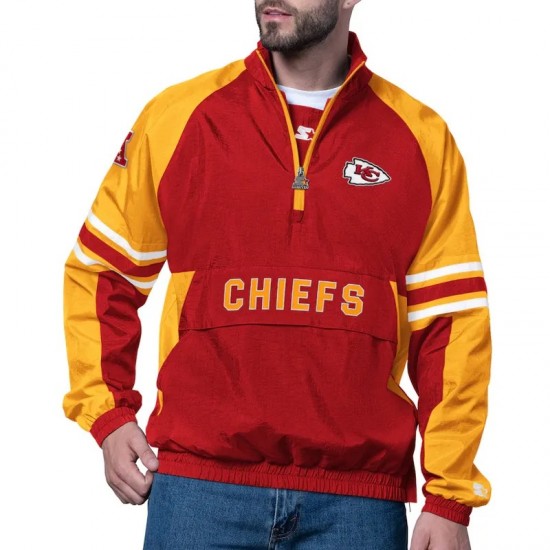 Kansas City Chiefs Prospect Half-Zip Pullover Jacket Kansas City Chiefs Prospect Half-Zip Pullover Jacket