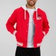 Kansas City Chiefs Red Cotton Hooded Jacket Kansas City Chiefs Red Cotton Hooded Jacket