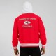 Kansas City Chiefs Red Cotton Hooded Jacket Kansas City Chiefs Red Cotton Hooded Jacket