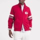 Kansas City Chiefs Red Striped Fleece Jacket Kansas City Chiefs Red Striped Fleece Jacket