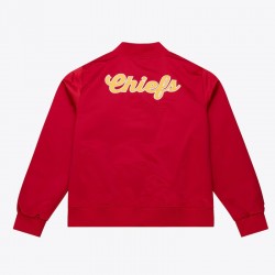 Kansas City Chiefs Red Vintage Full-Snap Satin Jacket Kansas City Chiefs Red Vintage Full-Snap Satin Jacket