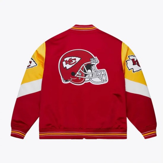 Kansas City Chiefs Throw It Back Heavyweight Satin Jacket