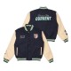 Kansas City Current Navy and Beige Varsity Jacket Kansas City Current Navy and Beige Varsity Jacket
