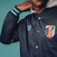 Kansas City Current Navy Hooded Bomber Jacket Kansas City Current Navy Hooded Bomber Jacket