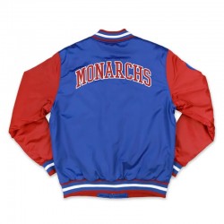 Kansas City Monarchs Blue and Red Jacket Kansas City Monarchs Blue and Red Jacket