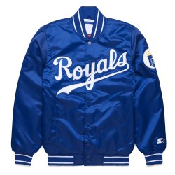 Kansas City Royals Classic Royal Blue Satin Jacket