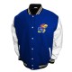 Kansas Jayhawks Royal and White Varsity Jacket Kansas Jayhawks Royal and White Varsity Jacket