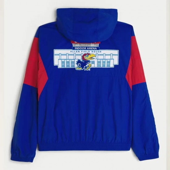 Kansas Jayhawks Royal Windbreaker Jacket Kansas Jayhawks Royal Windbreaker Jacket