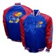 Kansas Jayhawks The Game Royal Satin Jacket Kansas Jayhawks The Game Royal Satin Jacket