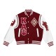 Kappa Alpha Psi Burgundy and White Letterman Jacket Kappa Alpha Psi Burgundy and White Letterman Jacket