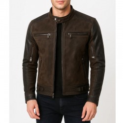Karl Urban Mortal Kombat 2 Johnny Cage Brown Leather Jacket