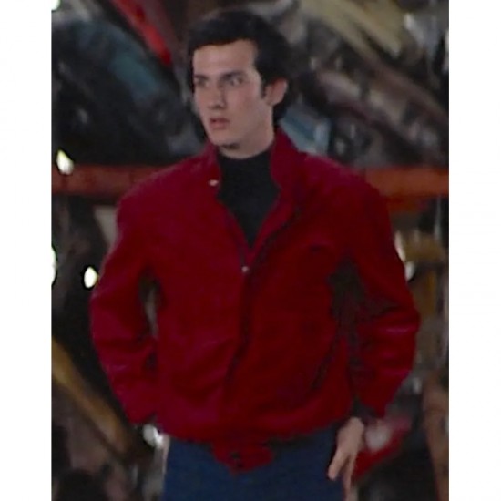 Keith Gordon Christine Arnie Bomber Red Cotton Jacket