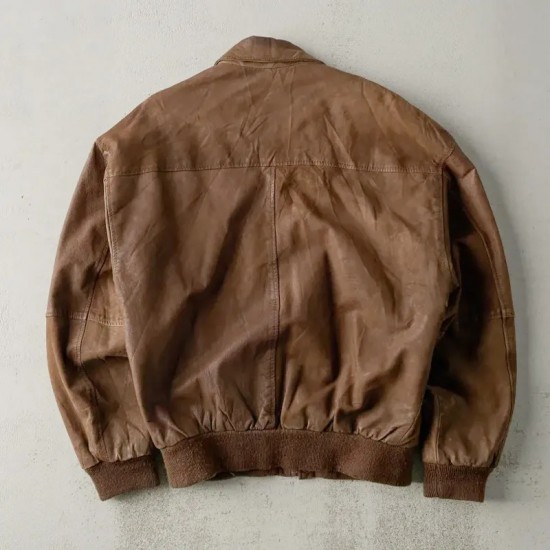 Ken Palmer Welcome to Plathville Bomber Leather Jacket Ken Palmer Welcome to Plathville Bomber Leather Jacket
