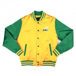 Kentucky State Gold and Green Baseball Jacket