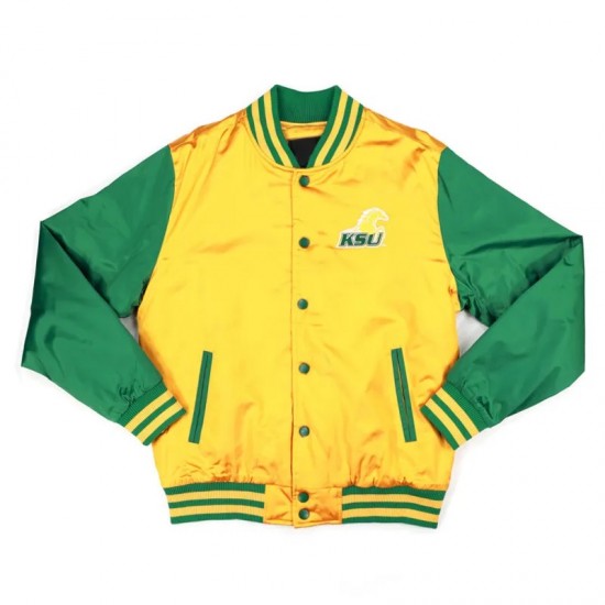 Kentucky State Gold and Green Baseball Jacket Kentucky State Gold and Green Baseball Jacket
