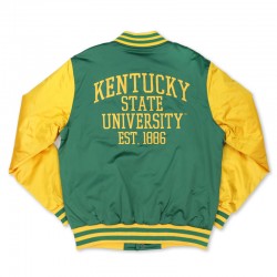 Kentucky State Green and Gold Baseball Jacket