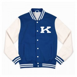 Kentucky Wildcats Blue and Off White Varsity Jacket