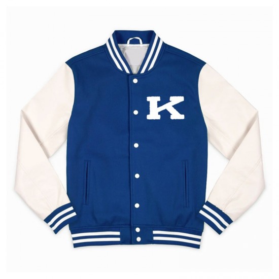 Kentucky Wildcats Blue and Off White Varsity Jacket
