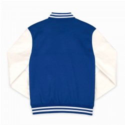 Kentucky Wildcats Blue and Off White Varsity Jacket Kentucky Wildcats Blue and Off White Varsity Jacket