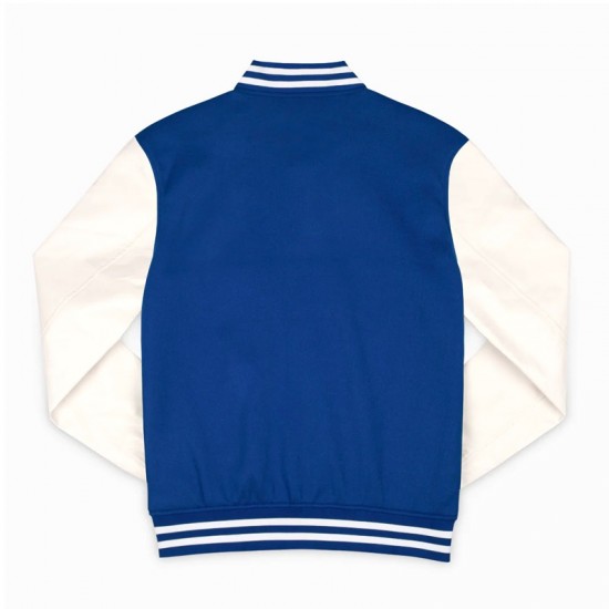 Kentucky Wildcats Blue and Off White Varsity Jacket