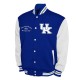Kentucky Wildcats Fleece Royal and White Varsity Jacket