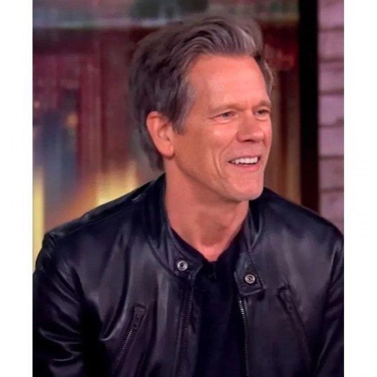 Kevin Bacon The View Leather Jacket Kevin Bacon The View Leather Jacket