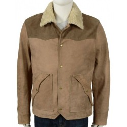 Kevin Costner Yellowstone Shearling Brown Jacket Kevin Costner Yellowstone Shearling Brown Jacket