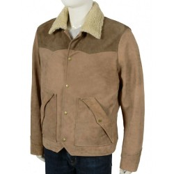 Kevin Costner Yellowstone Shearling Brown Jacket Kevin Costner Yellowstone Shearling Brown Jacket