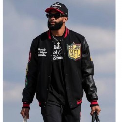 Khadarel Hodge HBCU Black Wool Varsity Jacket