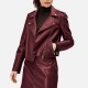 Kold X Windy Sh’Kia Maroon Leather Jacket Kold X Windy Sh’Kia Maroon Leather Jacket