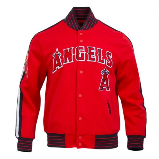 LA Angels Current Logo Game Day Red Jacket LA Angels Current Logo Game Day Red Jacket