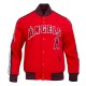 LA Angels Current Logo Game Day Red Jacket LA Angels Current Logo Game Day Red Jacket